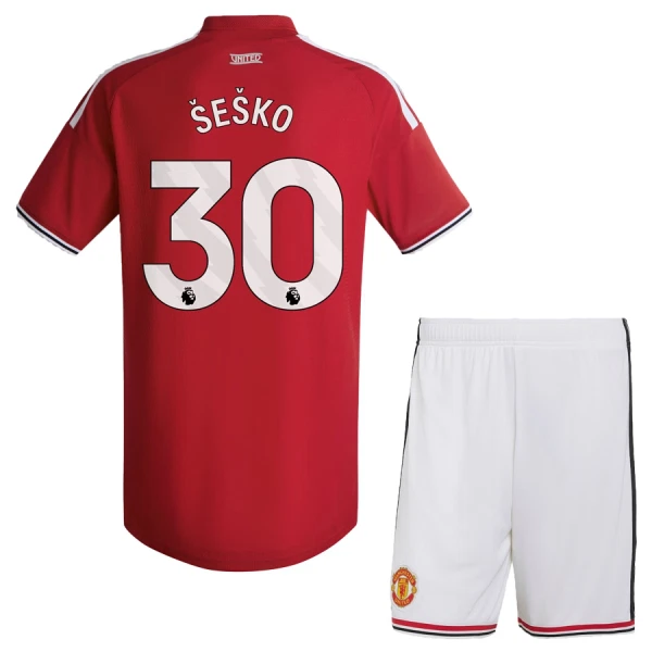Manchester United Sesko 30 Hemmatröja Barn 2026/27 Manchester United Sesko 30 Hemmatröja Barn 2026/27