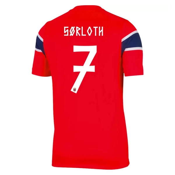 Norge Sorloth 7 Hemmatröja VM 2026 Norge Sorloth 7 Hemmatröja VM 2026