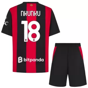 AC Milan Christopher Nkunku 18 Hemmatröja Barn 2026/27 AC Milan Christopher Nkunku 18 Hemmatröja Barn 2026/27