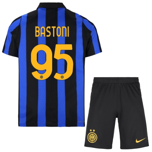 Inter Milan Bastoni 95 Hemmatröja Barn 2026/27