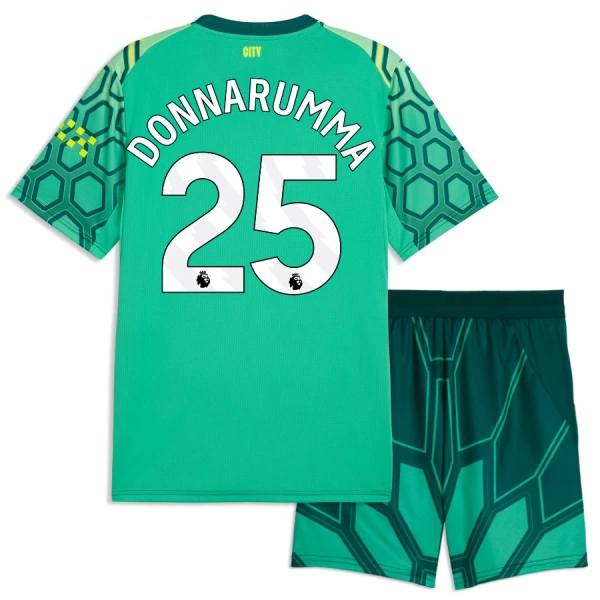 Manchester City Gianluigi Donnarumma 25 Målvakt Hemmatröja Barn 2026/27 Grön Manchester City Gianluigi Donnarumma 25 Målvakt Hemmatröja Barn 2026/27 Grön