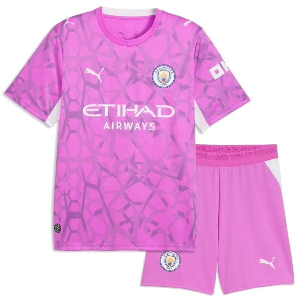 Manchester City Målvakt Bortatröja Barn 2026/27 Rosa Manchester City Målvakt Bortatröja Barn 2026/27 Rosa
