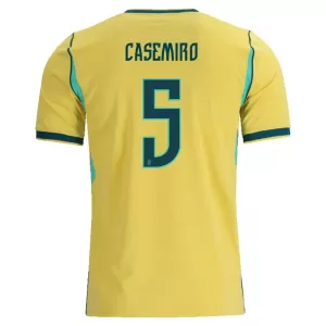 Brasilien Casemiro 5 Hemmatröja VM 2026 Brasilien Casemiro 5 Hemmatröja VM 2026