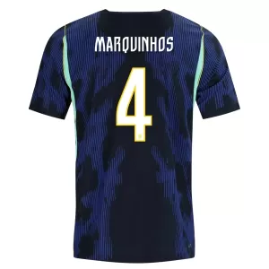 Brasilien Marquinhos 4 Bortatröja VM 2026