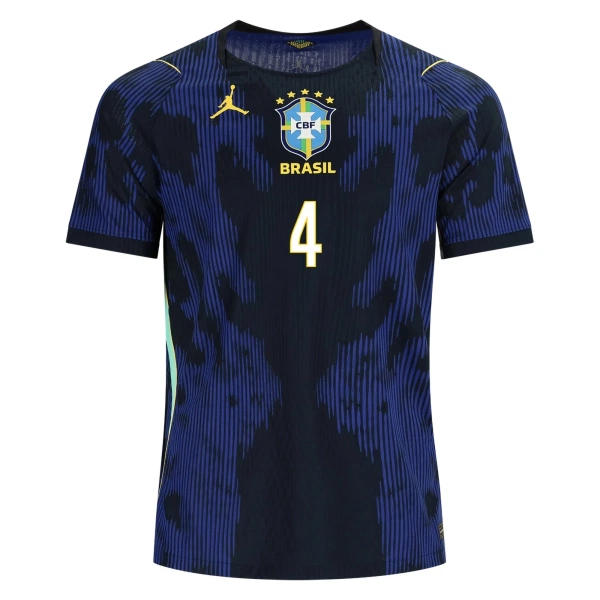 Brasilien Marquinhos 4 Bortatröja VM 2026