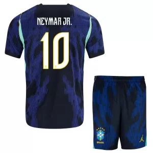 Brasilien Neymar JR 10 Bortatröja Barn VM 2026 Brasilien Neymar JR 10 Bortatröja Barn VM 2026