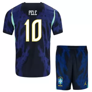 Brasilien Pele 10 Bortatröja Barn VM 2026 Brasilien Pele 10 Bortatröja Barn VM 2026