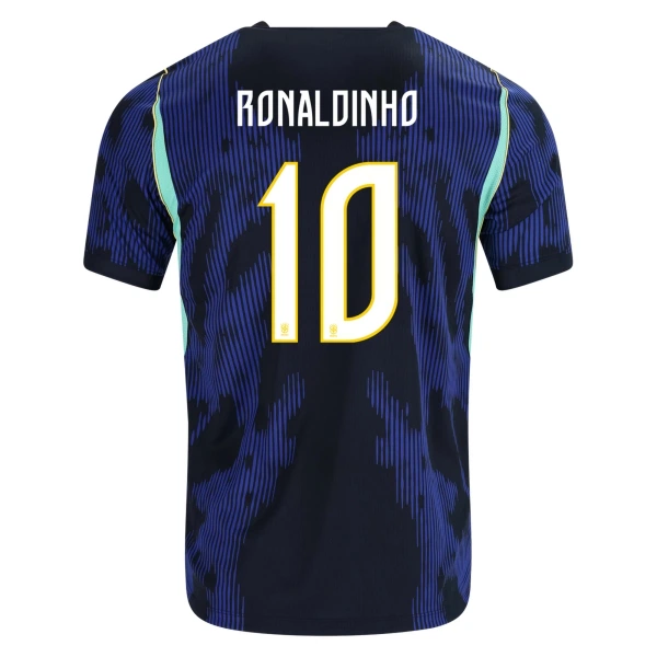 Brasilien Ronaldinho 10 Bortatröja VM 2026 Brasilien Ronaldinho 10 Bortatröja VM 2026