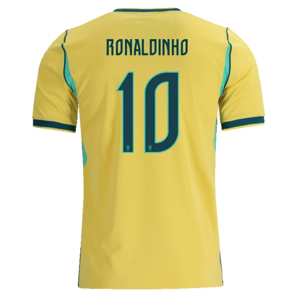 Brasilien Ronaldinho 10 Hemmatröja VM 2026 Brasilien Ronaldinho 10 Hemmatröja VM 2026