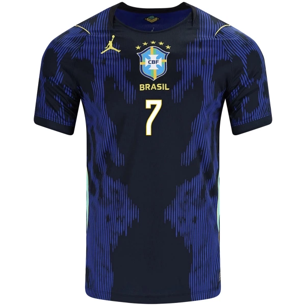 Brasilien Vinicius Junior 7 Bortatröja Barn VM 2026