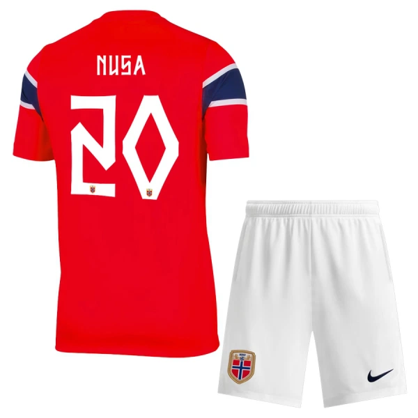 Norge Nusa 20 Hemmatröja Barn VM 2026 Norge Nusa 20 Hemmatröja Barn VM 2026