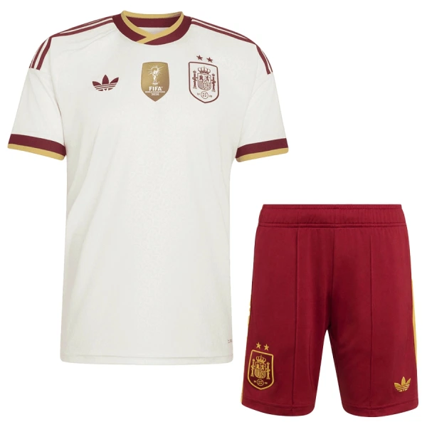 Spanien 2 Stars Bortatröja Barn VM 2026 Spanien 2 Stars Bortatröja Barn VM 2026