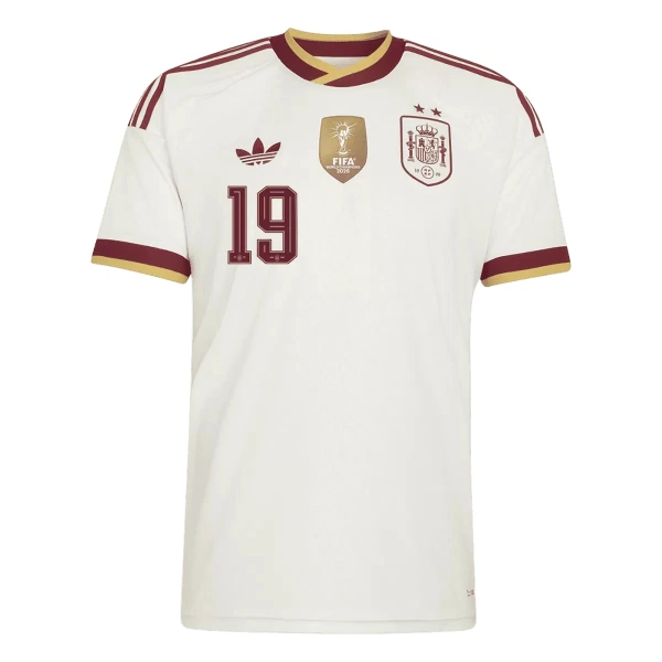 Spanien 2 Stars Lamine Yamal 19 Bortatröja VM 2026