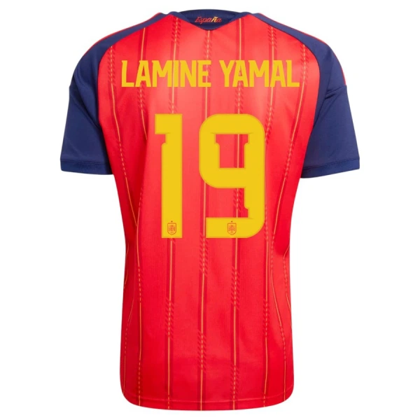 Spanien 2 Stars Lamine Yamal 19 Hemmatröja Barn VM 2026