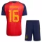 Spanien 2 Stars Rodrigo Hernández 16 Hemmatröja Barn VM 2026