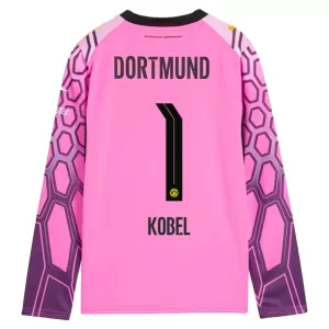 Borussia Dortmund Kobel 1 Målvakt Bortatröja 2026/27 Långärmad Rosa