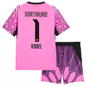 Borussia Dortmund Kobel 1 Målvakt Bortatröja Barn 2026/27 Rosa