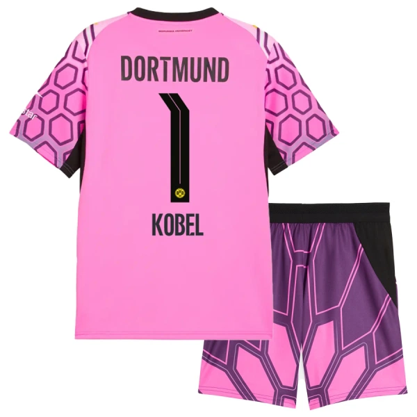 Borussia Dortmund Kobel 1 Målvakt Bortatröja Barn 2026/27 Rosa Borussia Dortmund Kobel 1 Målvakt Bortatröja Barn 2026/27 Rosa