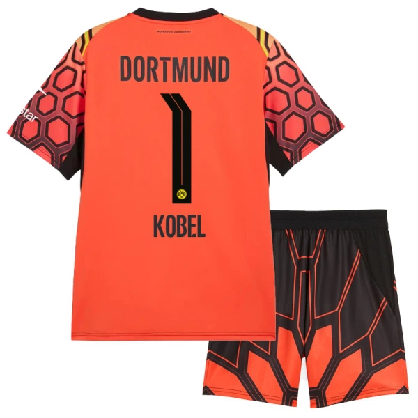 Borussia Dortmund Kobel 1 Målvakt Hemmatröja Barn 2026/27 Orange Borussia Dortmund Kobel 1 Målvakt Hemmatröja Barn 2026/27 Orange