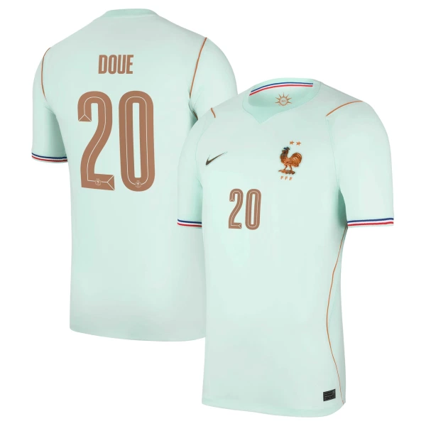 Frankrike Desire Doue 20 Bortatröja VM 2026 Frankrike Desire Doue 20 Bortatröja VM 2026