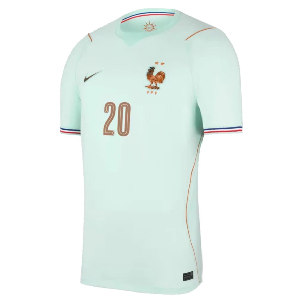 Frankrike Desire Doue 20 Bortatröja VM 2026