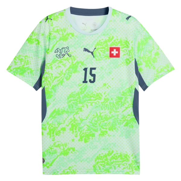 Schweiz Djibril Sow 15 Bortatröja VM 2026