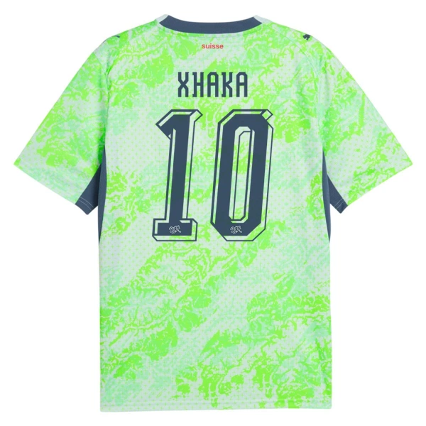 Schweiz Granit Xhaka 10 Bortatröja VM 2026 Schweiz Granit Xhaka 10 Bortatröja VM 2026