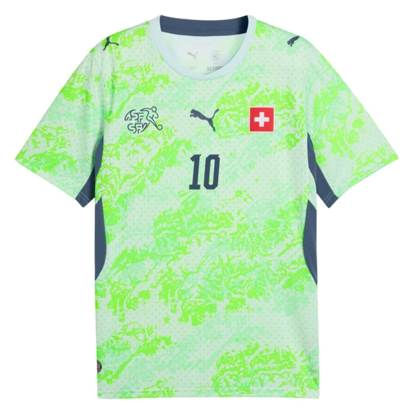 Schweiz Granit Xhaka 10 Bortatröja VM 2026