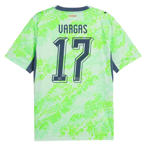 Schweiz Vargas 17 Bortatröja VM 2026 Schweiz Vargas 17 Bortatröja VM 2026