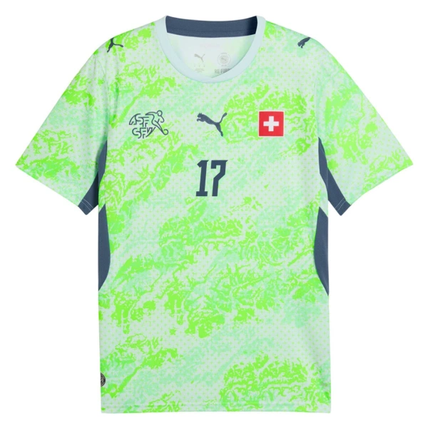 Schweiz Vargas 17 Bortatröja VM 2026