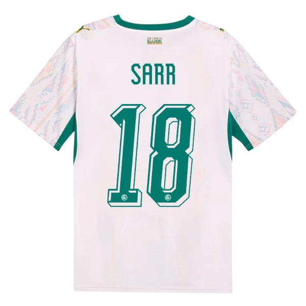 Senegal Sarr 18 Hemmatröja VM 2026 Senegal Sarr 18 Hemmatröja VM 2026