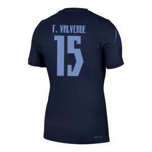 Uruguay Federico Valverde 15 Bortatröja VM 2026