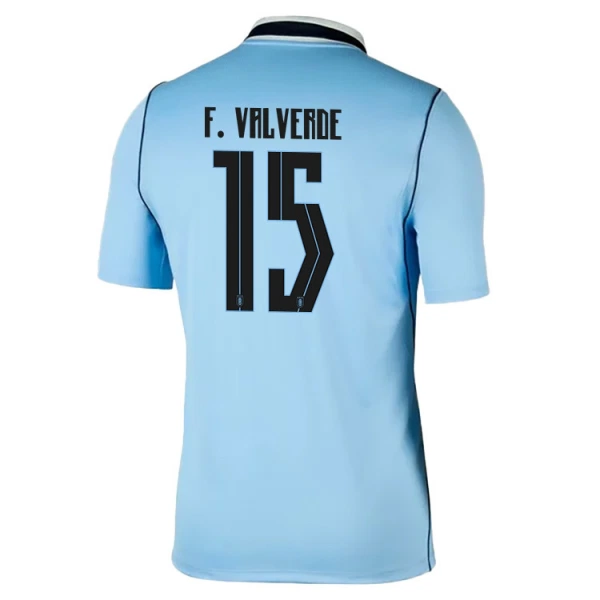 Uruguay Federico Valverde 15 Hemmatröja VM 2026
