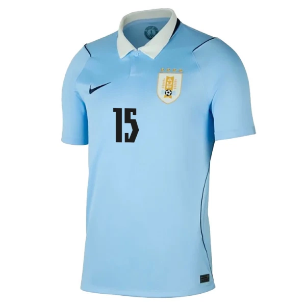 Uruguay Federico Valverde 15 Hemmatröja VM 2026