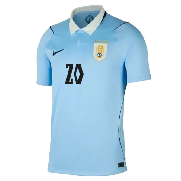 Uruguay Maximiliano Araujo 20 Hemmatröja VM 2026