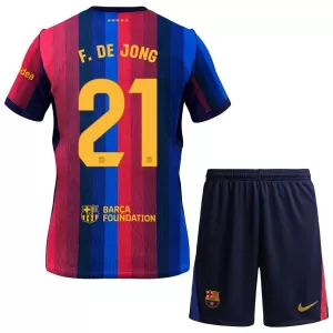 FC Barcelona Frenkie de Jong 21 Hemmatröja Barn 2026/27