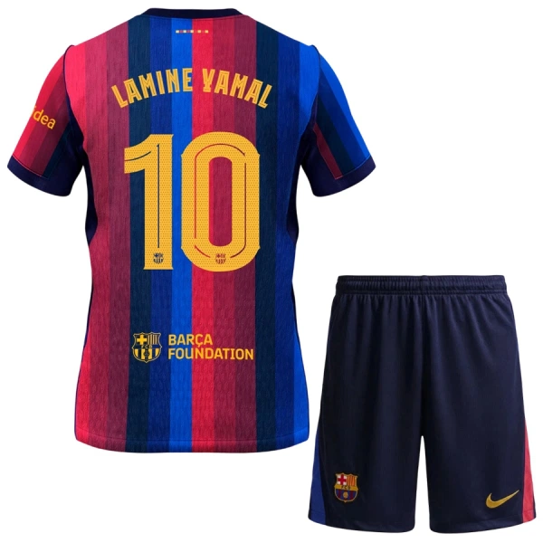FC Barcelona Lamine Yamal 10 Hemmatröja Barn 2026/27