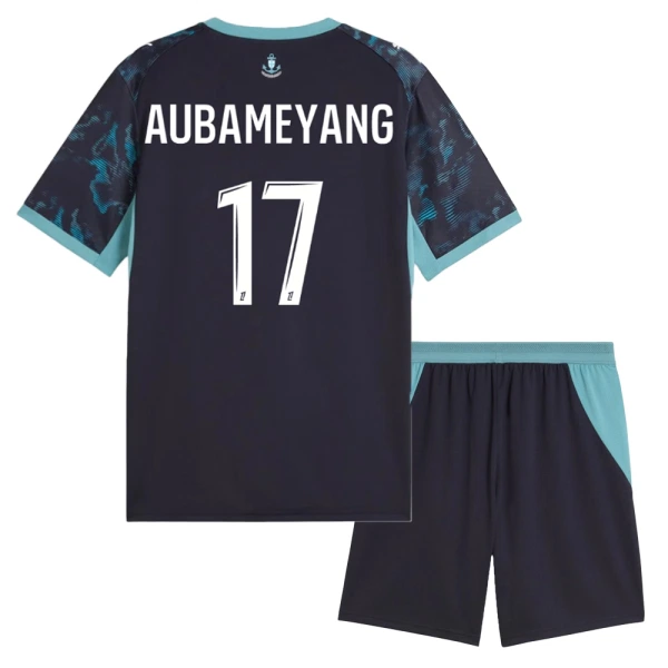 Olympique Marseille Aubameyang 17 Bortatröja Barn 2026/27 Olympique Marseille Aubameyang 17 Bortatröja Barn 2026/27
