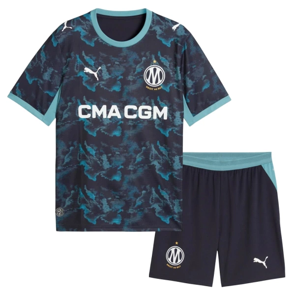 Olympique Marseille Aubameyang 17 Bortatröja Barn 2026/27