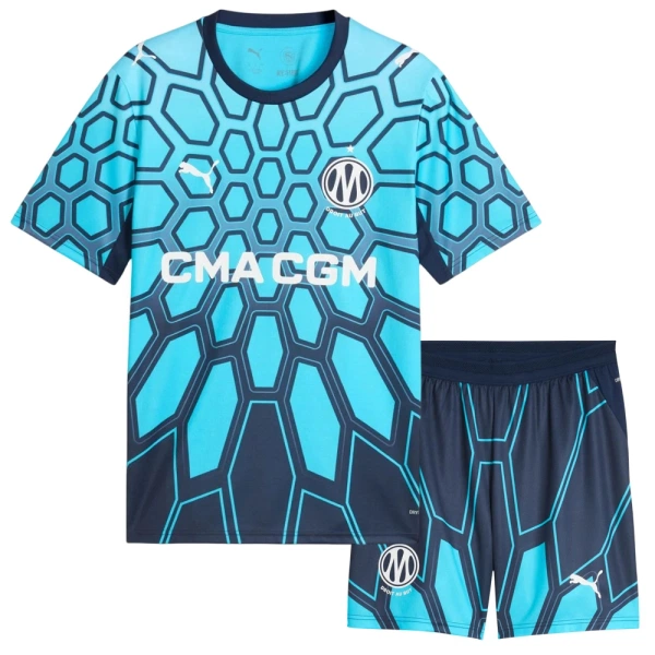 Olympique Marseille Bortatröja Barn 2026/27 Blå Olympique Marseille Bortatröja Barn 2026/27 Blå