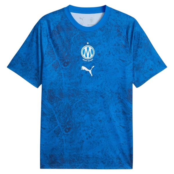 Olympique Marseille Pre-Match Tröja 2026/27 Blå Olympique Marseille Pre-Match Tröja 2026/27 Blå