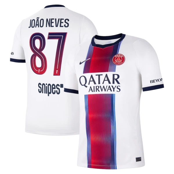 Paris Saint-Germain Joao Neves 87 Bortatröja 2026/27 Paris Saint-Germain Joao Neves 87 Bortatröja 2026/27