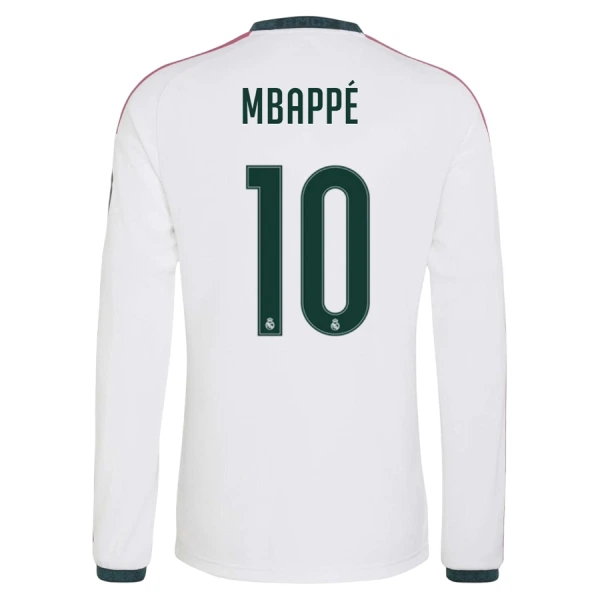 Real Madrid Kylian Mbappé 10 Hemmatröja 2026/27 Långärmad Real Madrid Kylian Mbappé 10 Hemmatröja 2026/27 Långärmad