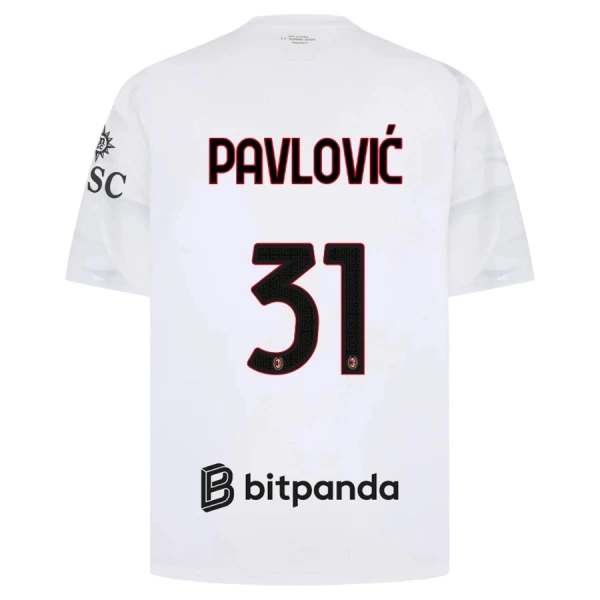 AC Milan Pavlovic 31 Bortatröja 2026/27 AC Milan Pavlovic 31 Bortatröja 2026/27