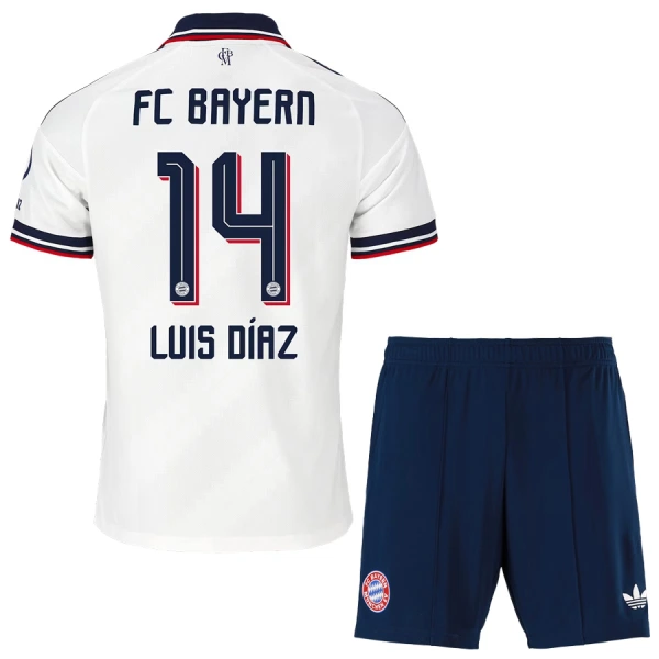 FC Bayern München Luis Díaz 14 Bortatröja Barn 2026/27 FC Bayern München Luis Díaz 14 Bortatröja Barn 2026/27