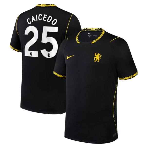 Chelsea Moisés Caicedo 25 Bortatröja 2026/27 Chelsea Moisés Caicedo 25 Bortatröja 2026/27