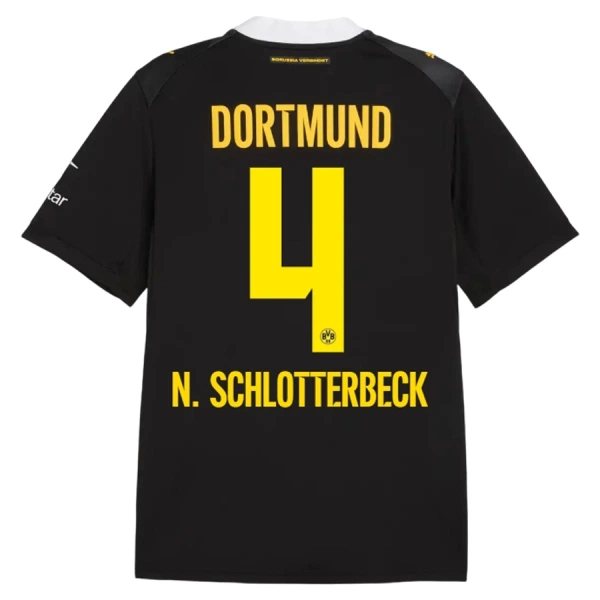 Borussia Dortmund Nico Schlotterbeck 4 Bortatröja 2026/27 Borussia Dortmund Nico Schlotterbeck 4 Bortatröja 2026/27