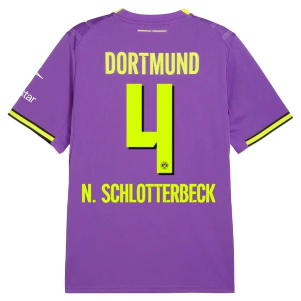Borussia Dortmund Nico Schlotterbeck 4 Tredjetröja 2026/27 Borussia Dortmund Nico Schlotterbeck 4 Tredjetröja 2026/27