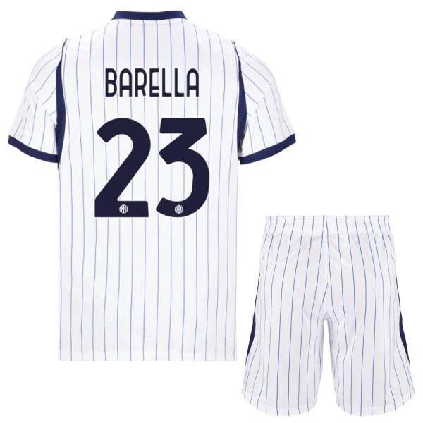 Inter Milan Barella 23 Bortatröja Barn 2026/27 Inter Milan Barella 23 Bortatröja Barn 2026/27