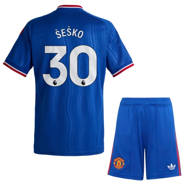 Manchester United Sesko 30 Bortatröja Barn 2026/27 Manchester United Sesko 30 Bortatröja Barn 2026/27
